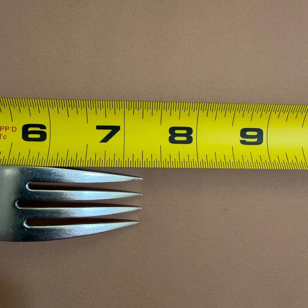 West Bend Twilight Rose Dinner Forks Stainless Steel USA Floral Set of 6 Cottage